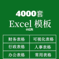 4000套Excel表格模板资料包