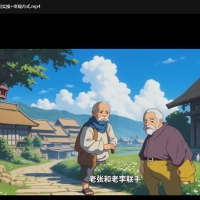AI复活老照片+AI萌宠一家人+AI宫崎骏风格动画制作