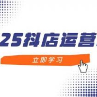 2025抖店运营攻略，掌握抖店技巧，打造月销百万，新手入门到精通
