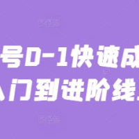 主播起号0-1快速成长从基础入门到进阶线上课