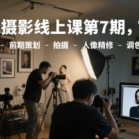 李觅青人像摄影审美前期策划拍摄人像精修调色