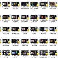 《剪映特效速成班》特效素材 特效课程 附带教程中的素材