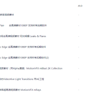 顶级AE视频素材